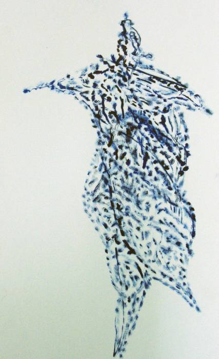 dancing Leopard, 80x35 cm